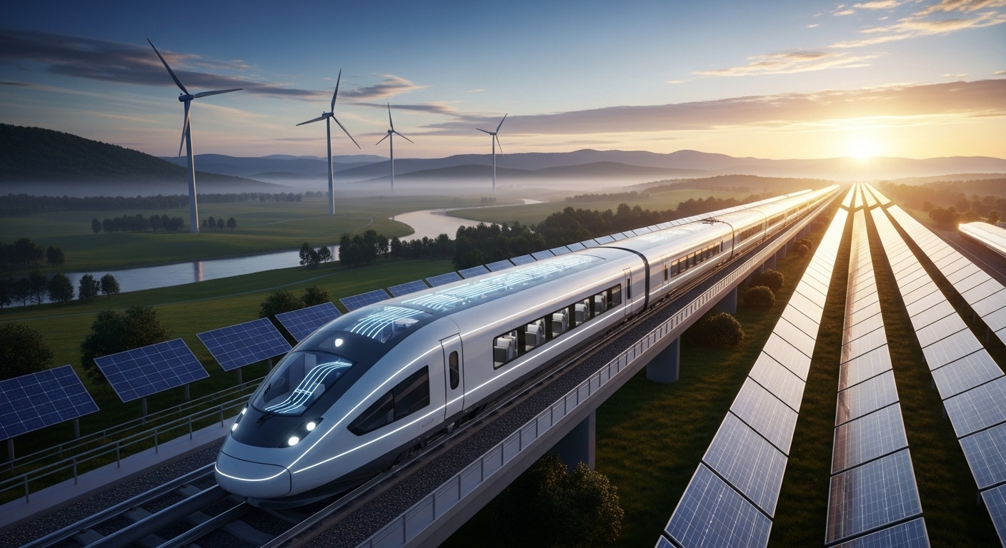 Kereta Cepat Berbasis Energi Hijau: Masa Depan Transportasi Tanpa Emisi