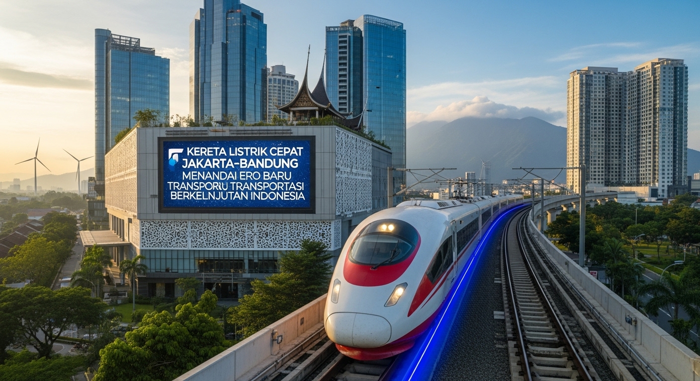 Kereta Listrik Cepat Jakarta-Bandung Menandai Era Baru Transportasi Berkelanjutan Indonesia
